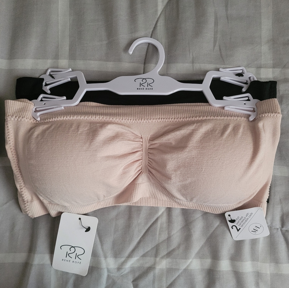 René Rofé strapless bra set